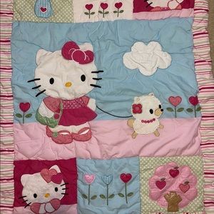 Hello Kitty Crib Set - 3 pieces